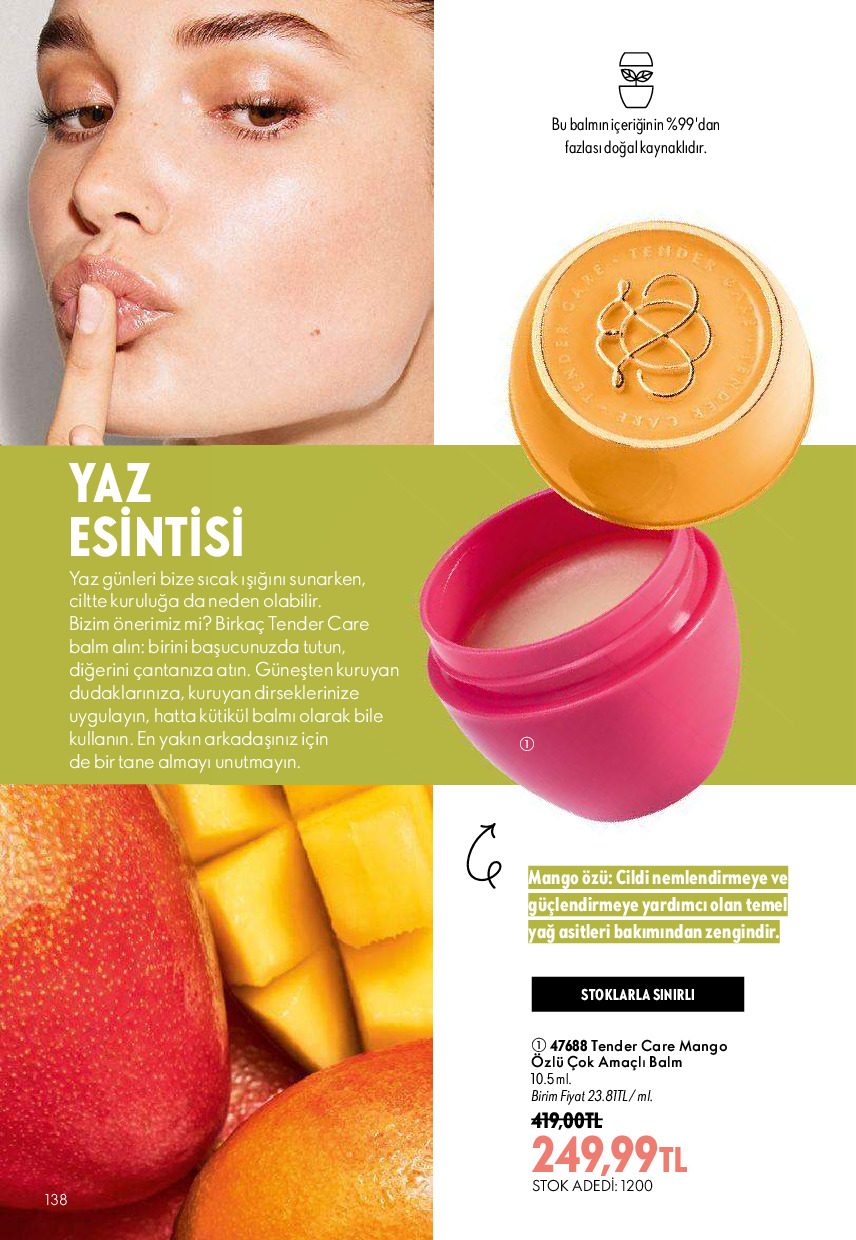 Oriflame 01 Ağustos - 31 Ağustos Online Katalog - Sayfa 138