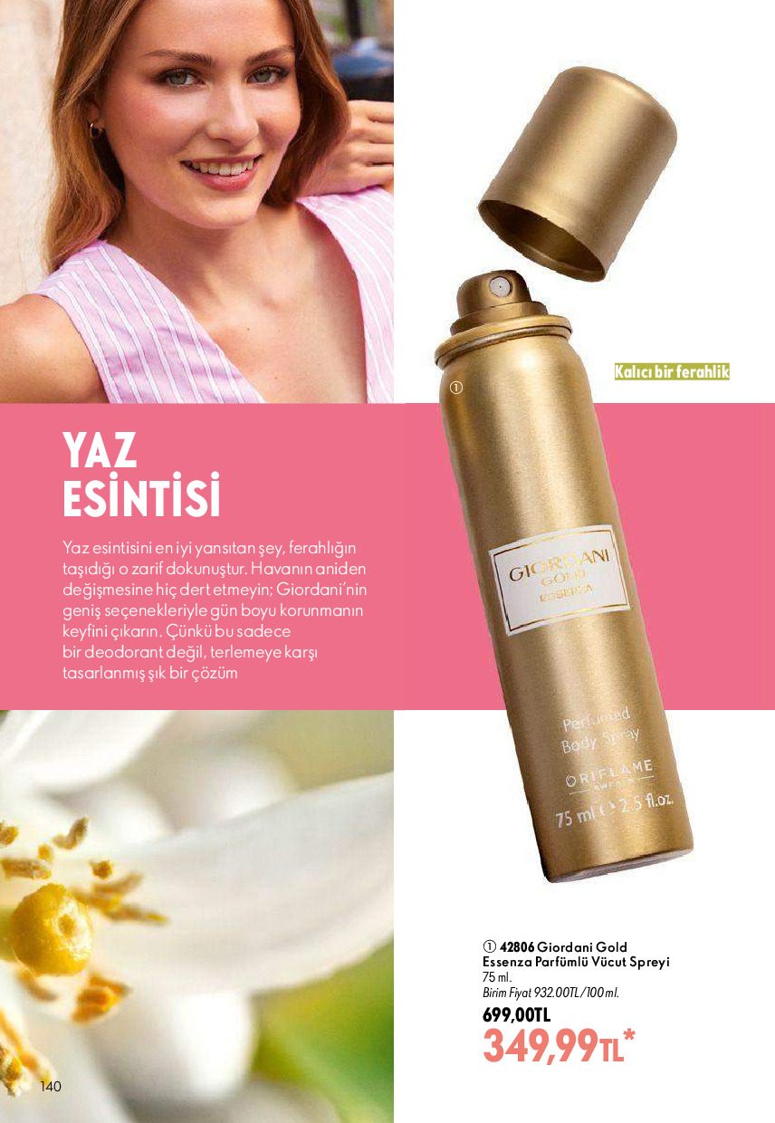 Oriflame 01 Ağustos - 31 Ağustos Online Katalog - Sayfa 140