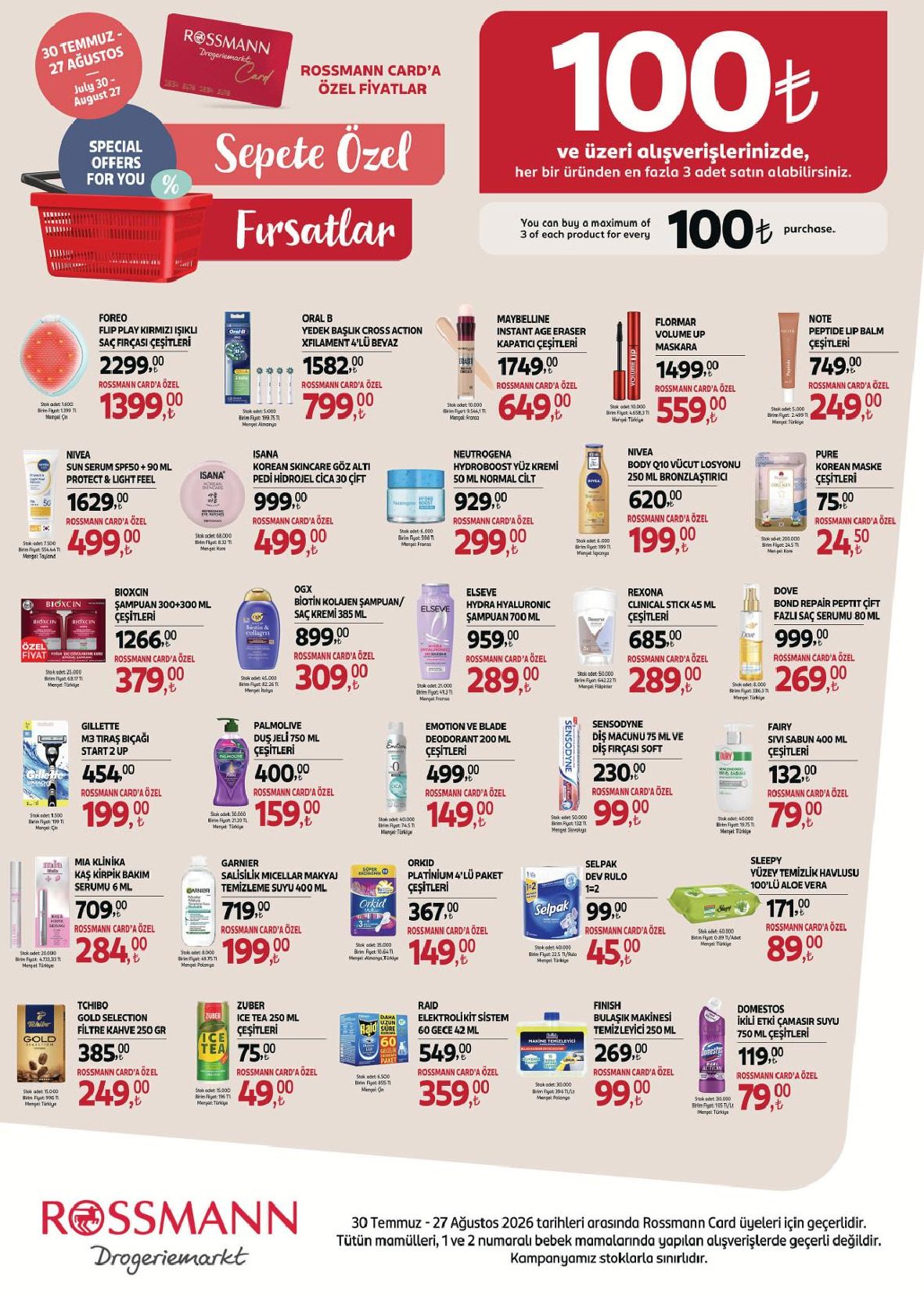 Rossmann 30 Temmuz - 27 Ağustos Güzellik Kataloğu - Sayfa 6