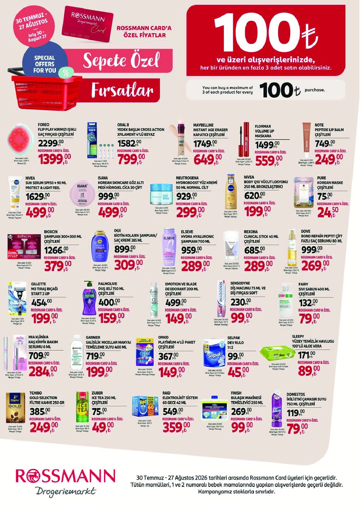 Rossmann 30 Temmuz - 27 Ağustos Kişisel Bakım Kataloğu - Sayfa 6