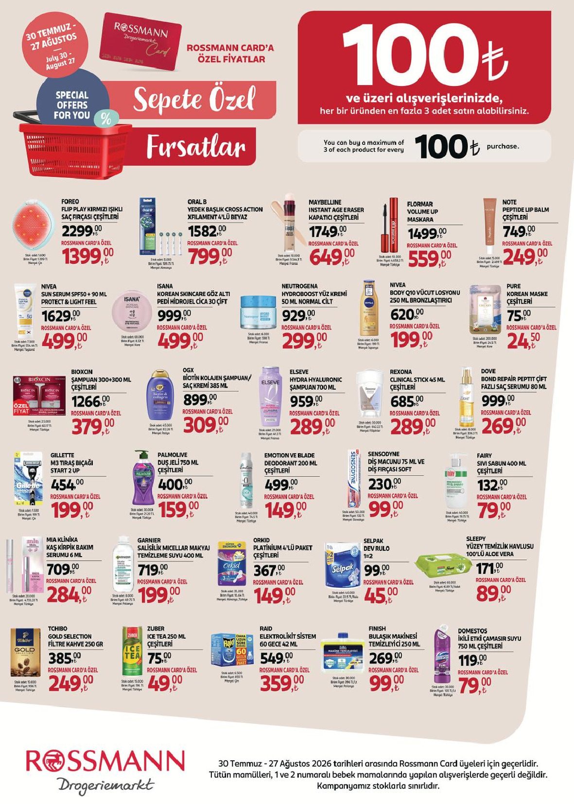 Rossmann 30 Temmuz - 27 Ağustos Ev & Yaşam Kataloğu - Sayfa 6