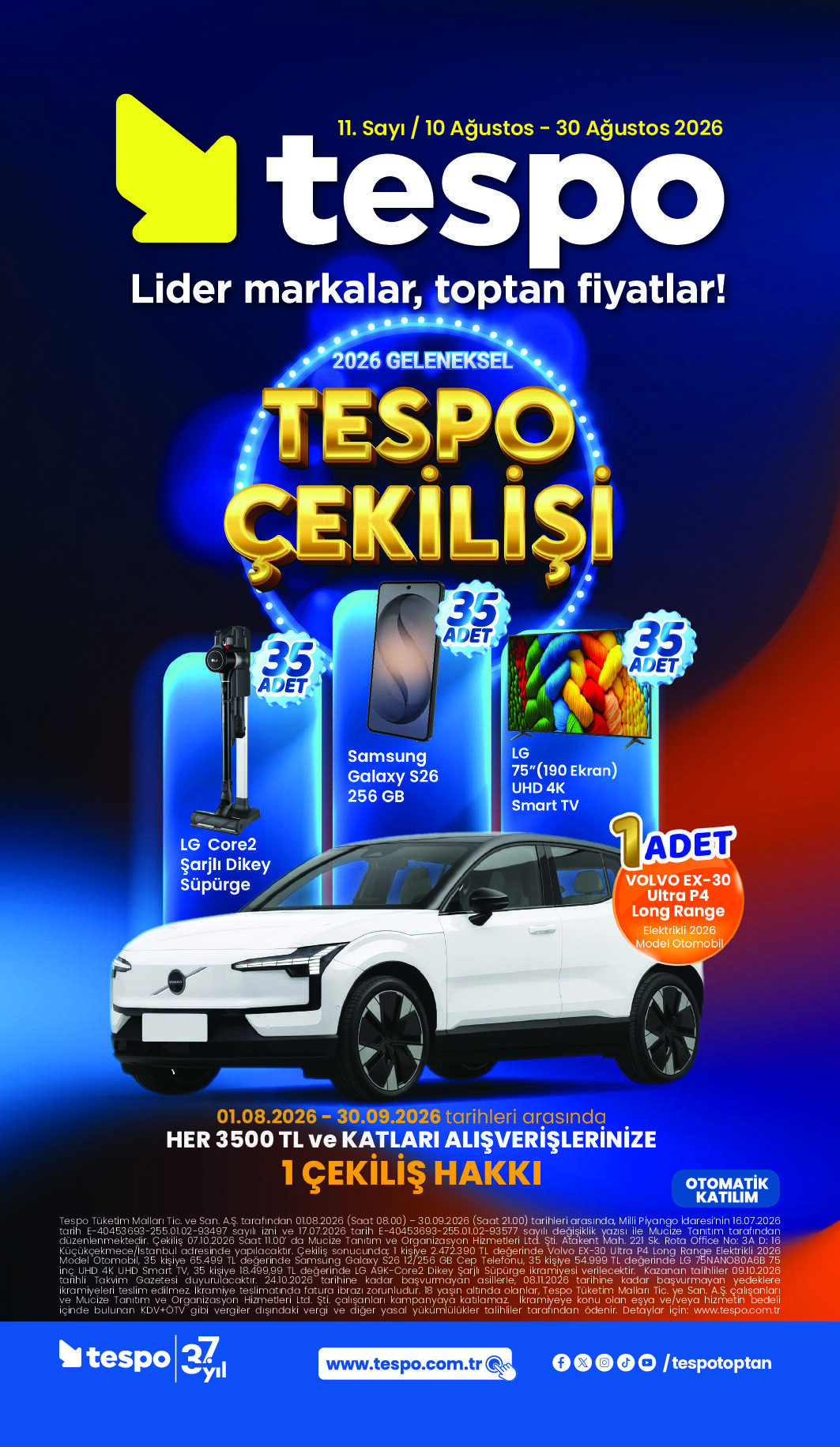 Tespo 10 Ağustos - 30 Ağustos Aktüel Kataloğu - Sayfa 1