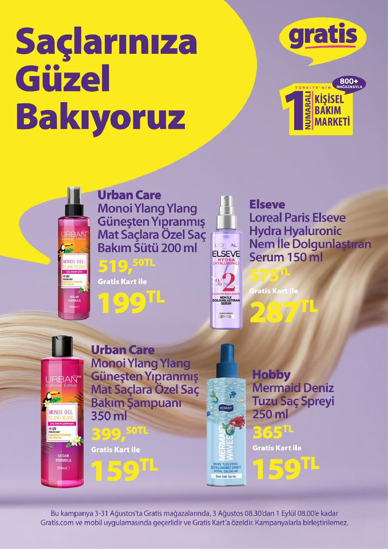 Gratis 03 Ağustos - 31 Ağustos Aktüel Kataloğu - Sayfa 61