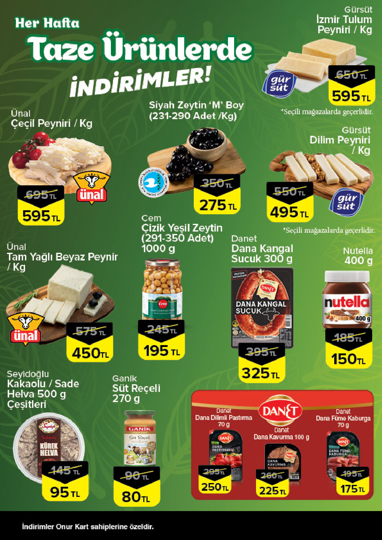 Onur Market 13 Ağustos - 19 Ağustos İstanbul Taze Ürünlerde İndirimler - Sayfa 2