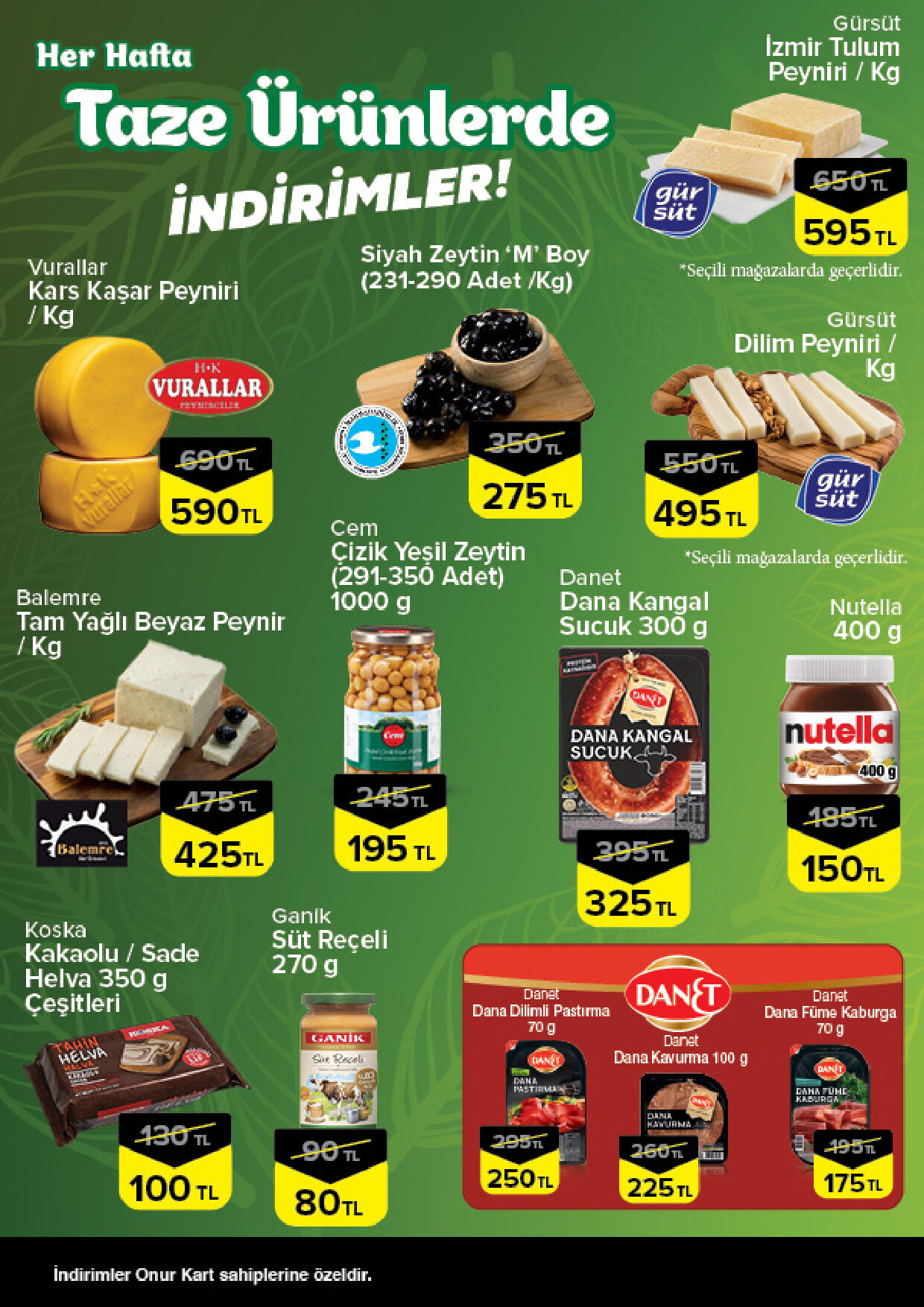 Onur Market 13 Ağustos - 19 Ağustos Bursa Taze Ürünlerde İndirimler - Sayfa 2