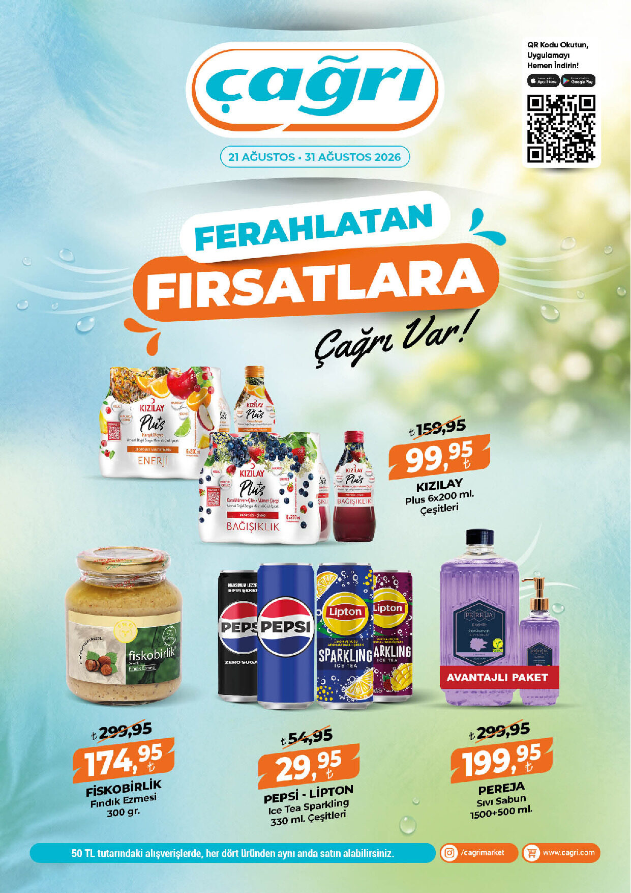 Çağrı Market 21 Ağustos - 31 Ağustos Güncel Katalog - Sayfa 1