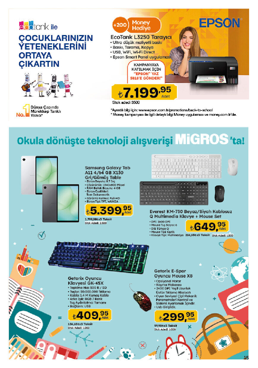 Migroskop Dijital 20 Ağustos - 09 Eylül Aktüel Kataloğu - Sayfa 134