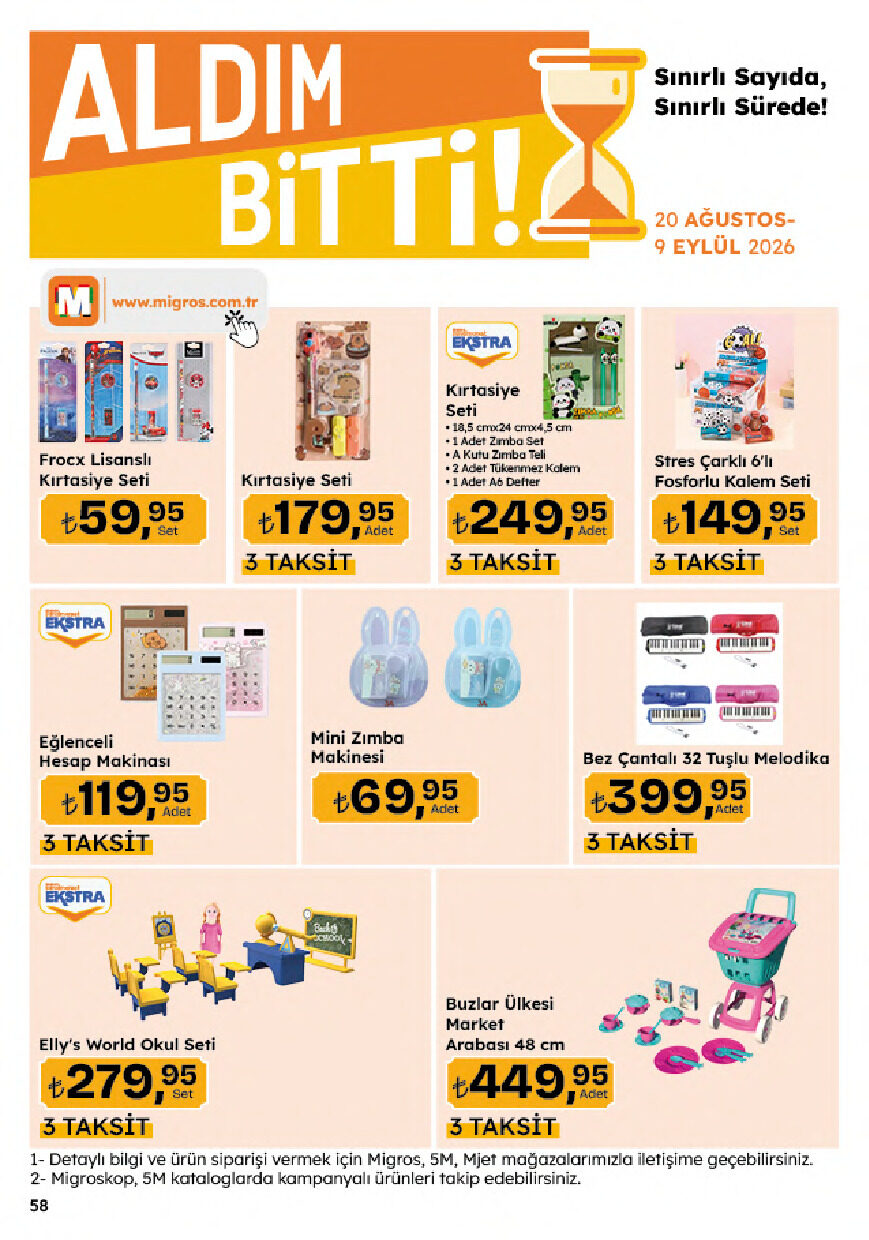 5M Migroskop Dijital 20 Ağustos - 09 Eylül Aktüel Kataloğu - Sayfa 181