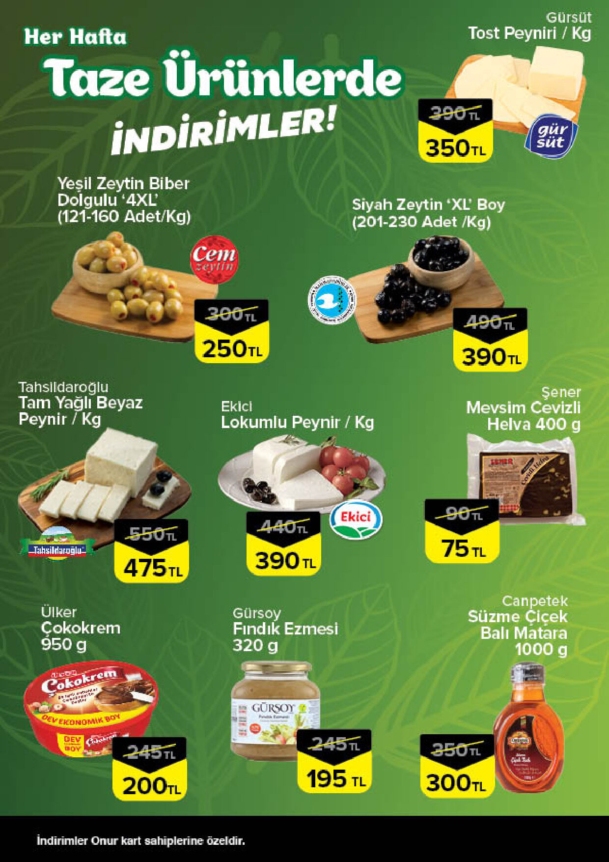 Onur Market 20 Ağustos - 26 Ağustos Bursa Taze Ürünlerde İndirimler - Sayfa 2