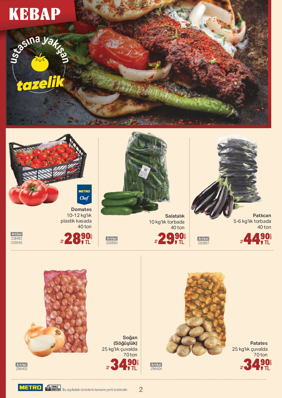 Metro 19 Ağustos - 25 Ağustos Kebap Kataloğu - Sayfa 2