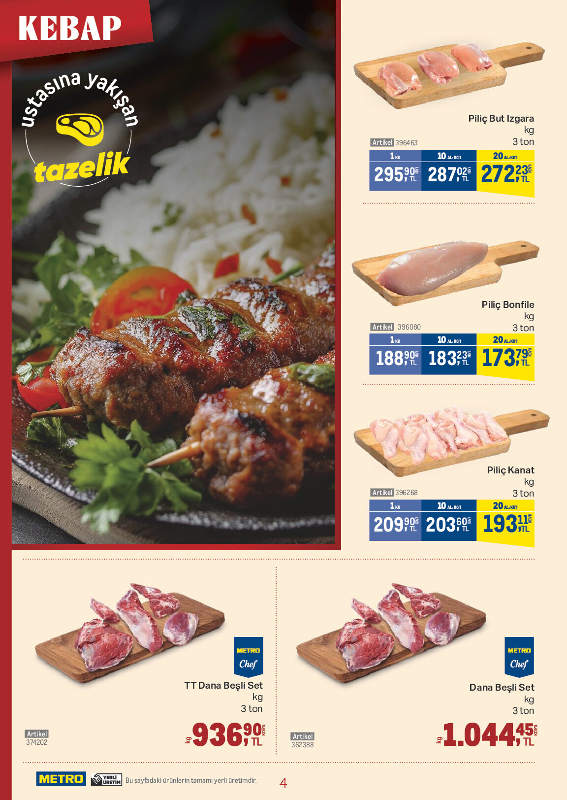 Metro 19 Ağustos - 25 Ağustos Kebap Kataloğu - Sayfa 4