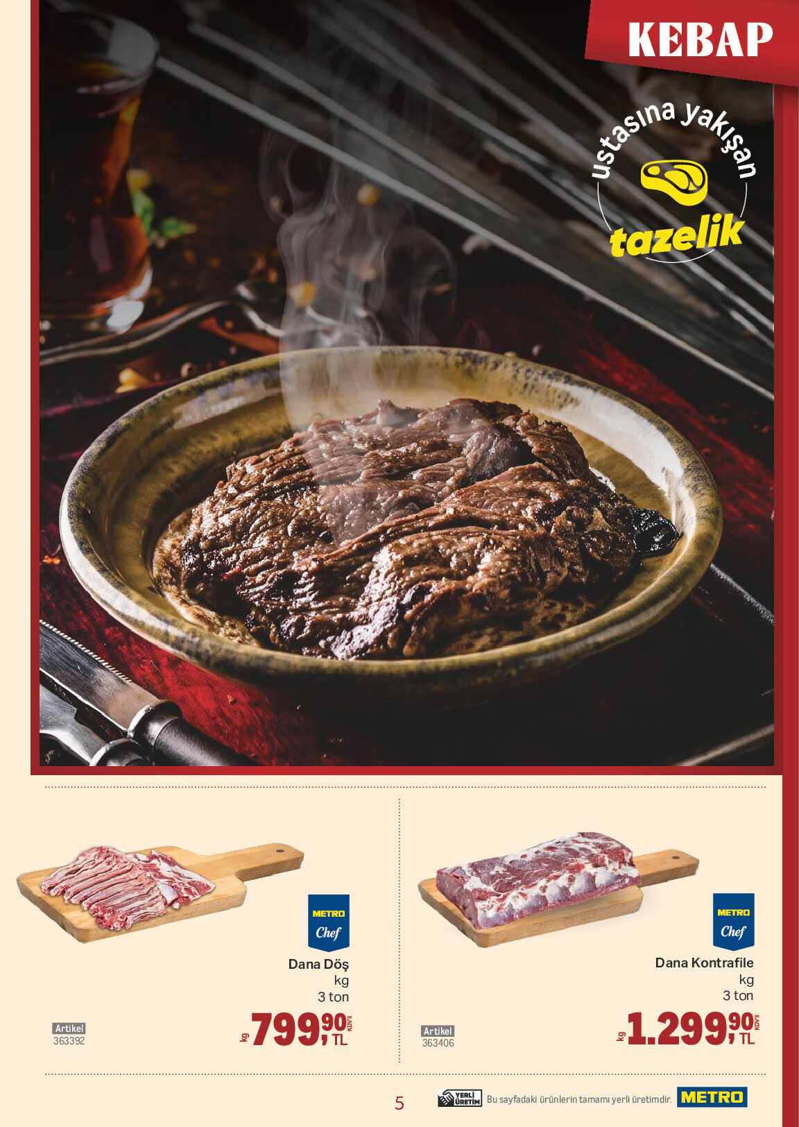Metro 19 Ağustos - 25 Ağustos Kebap Kataloğu - Sayfa 5