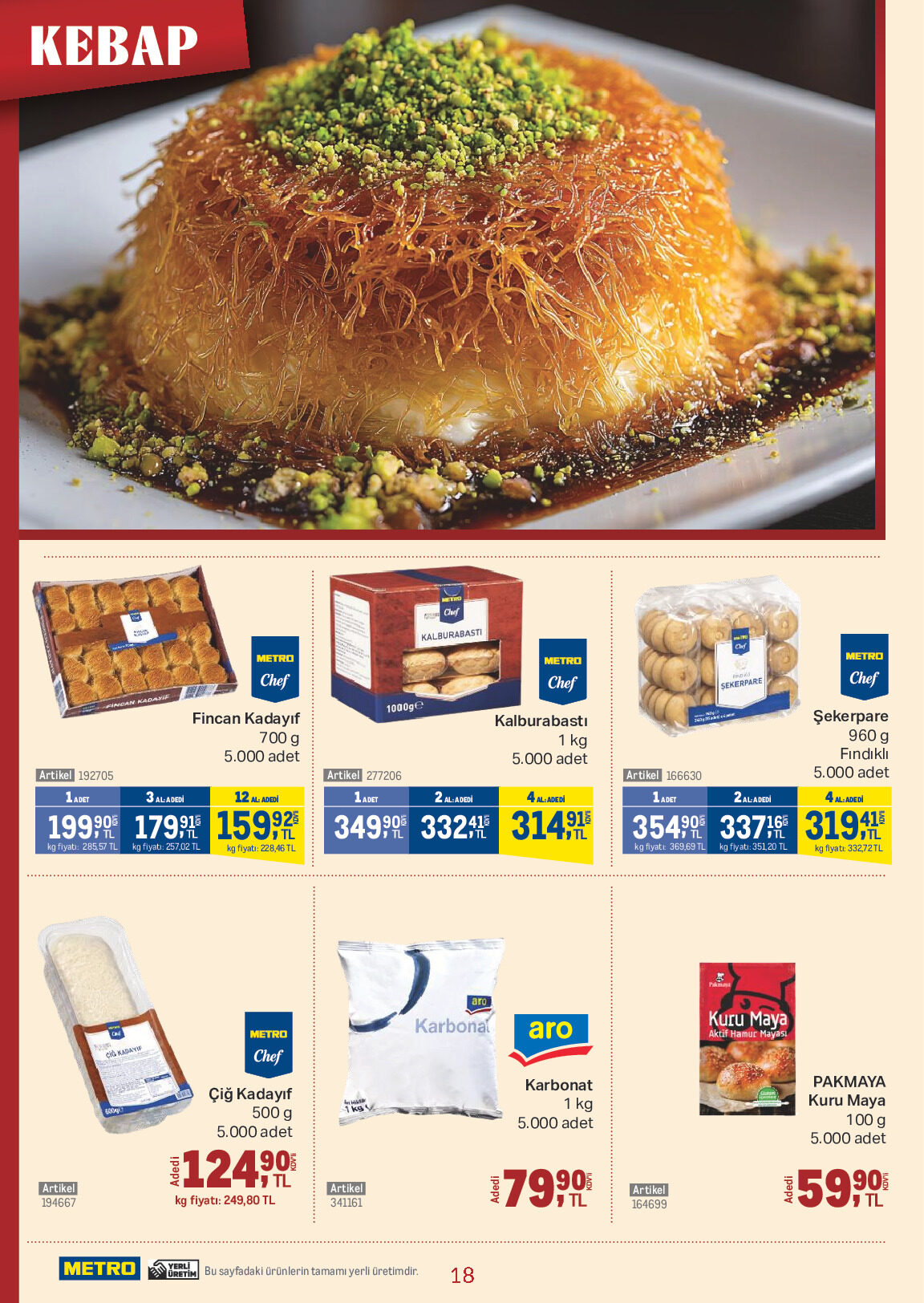 Metro 19 Ağustos - 25 Ağustos Kebap Kataloğu - Sayfa 18