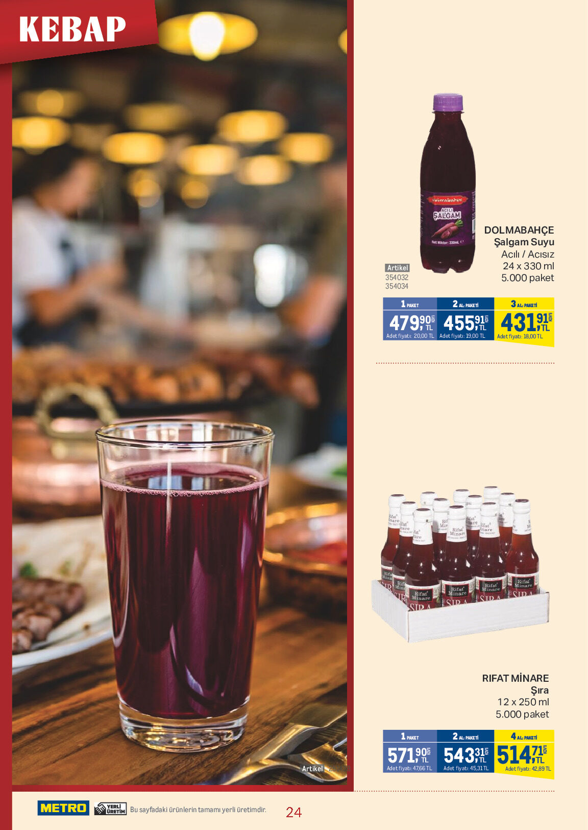 Metro 19 Ağustos - 25 Ağustos Kebap Kataloğu - Sayfa 24