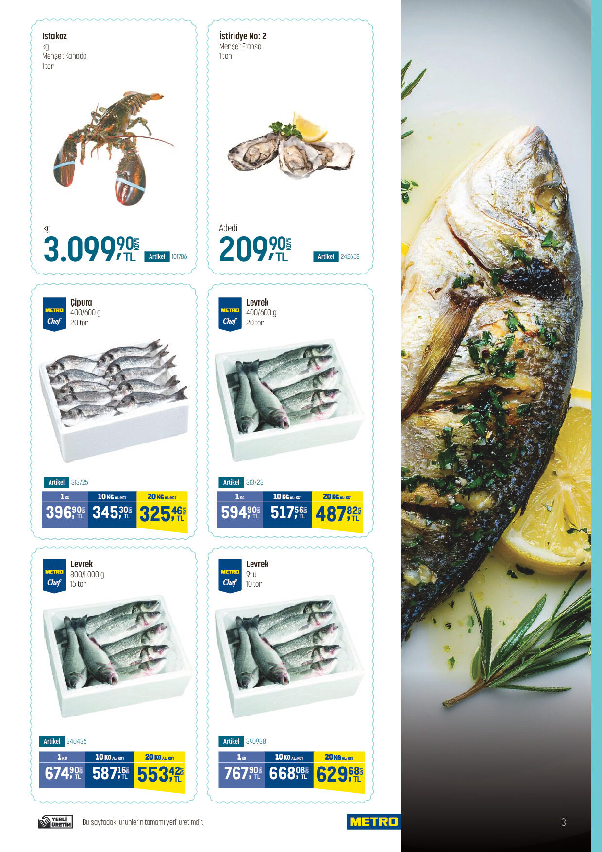 Metro 19 Ağustos - 25 Ağustos Balık Restoranları Kataloğu - Sayfa 3