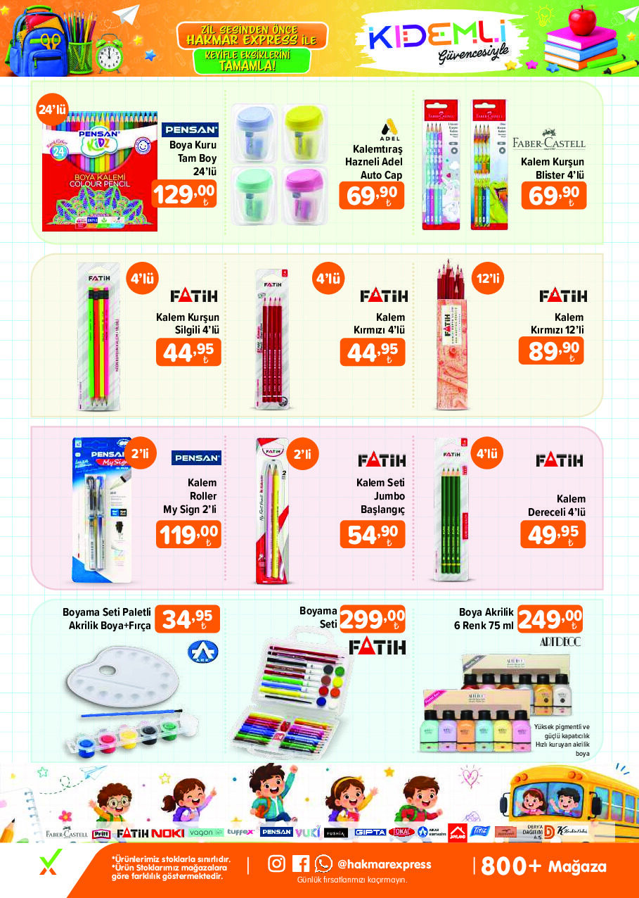 Hakmar Express - Kırtasiye Kataloğu - 21 Ağustos - 31 Ekim 2026 - Sayfa 3