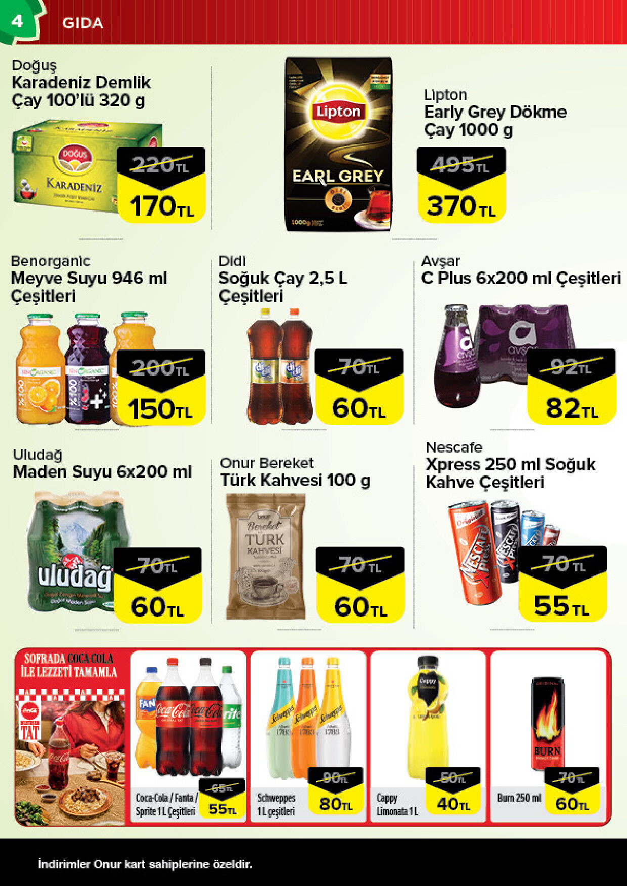 Onur Market 25 Ağustos - 07 Eylül Bursa Genel İnsert - Sayfa 4