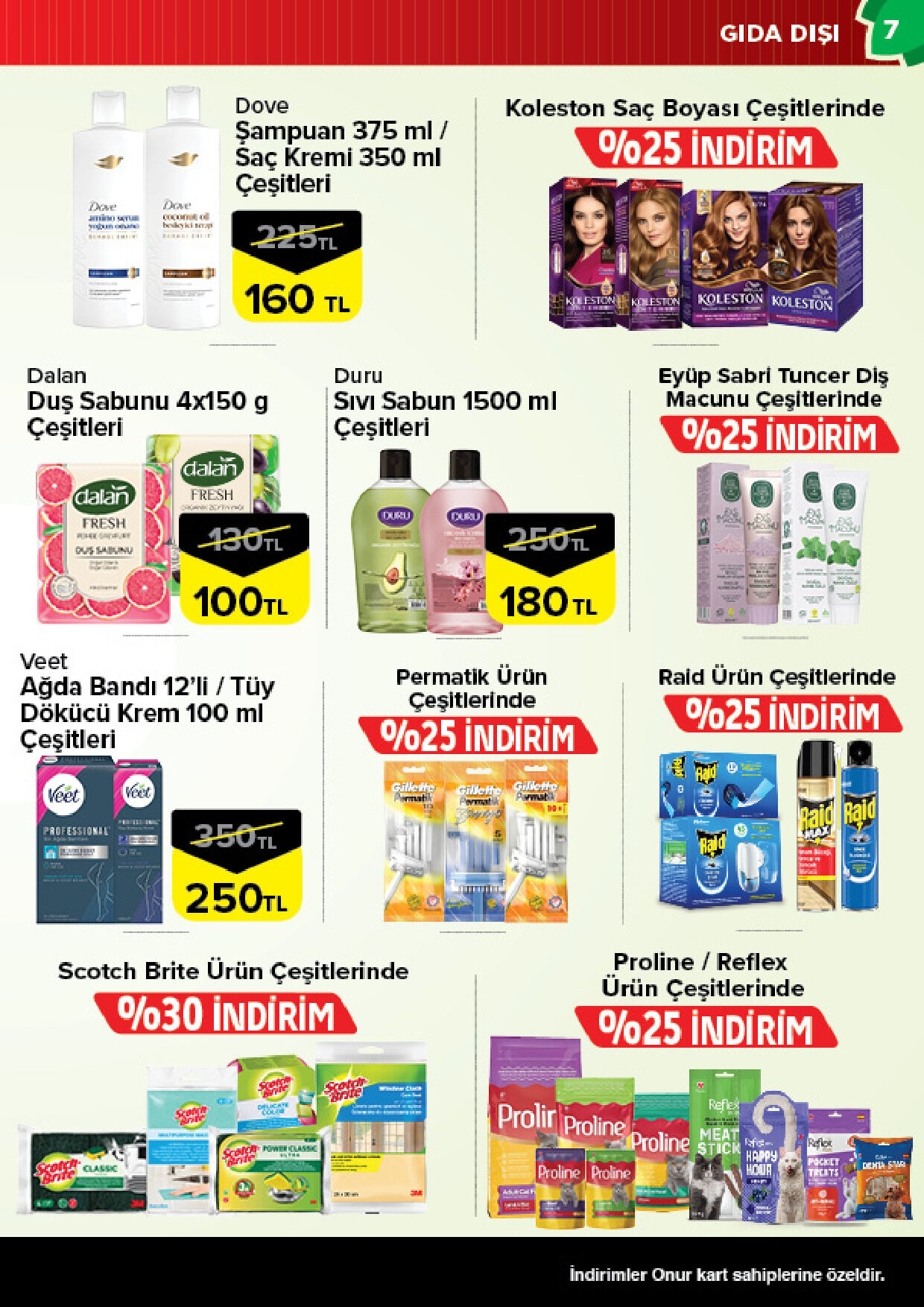 Onur Market 25 Ağustos - 07 Eylül Bursa Genel İnsert - Sayfa 7