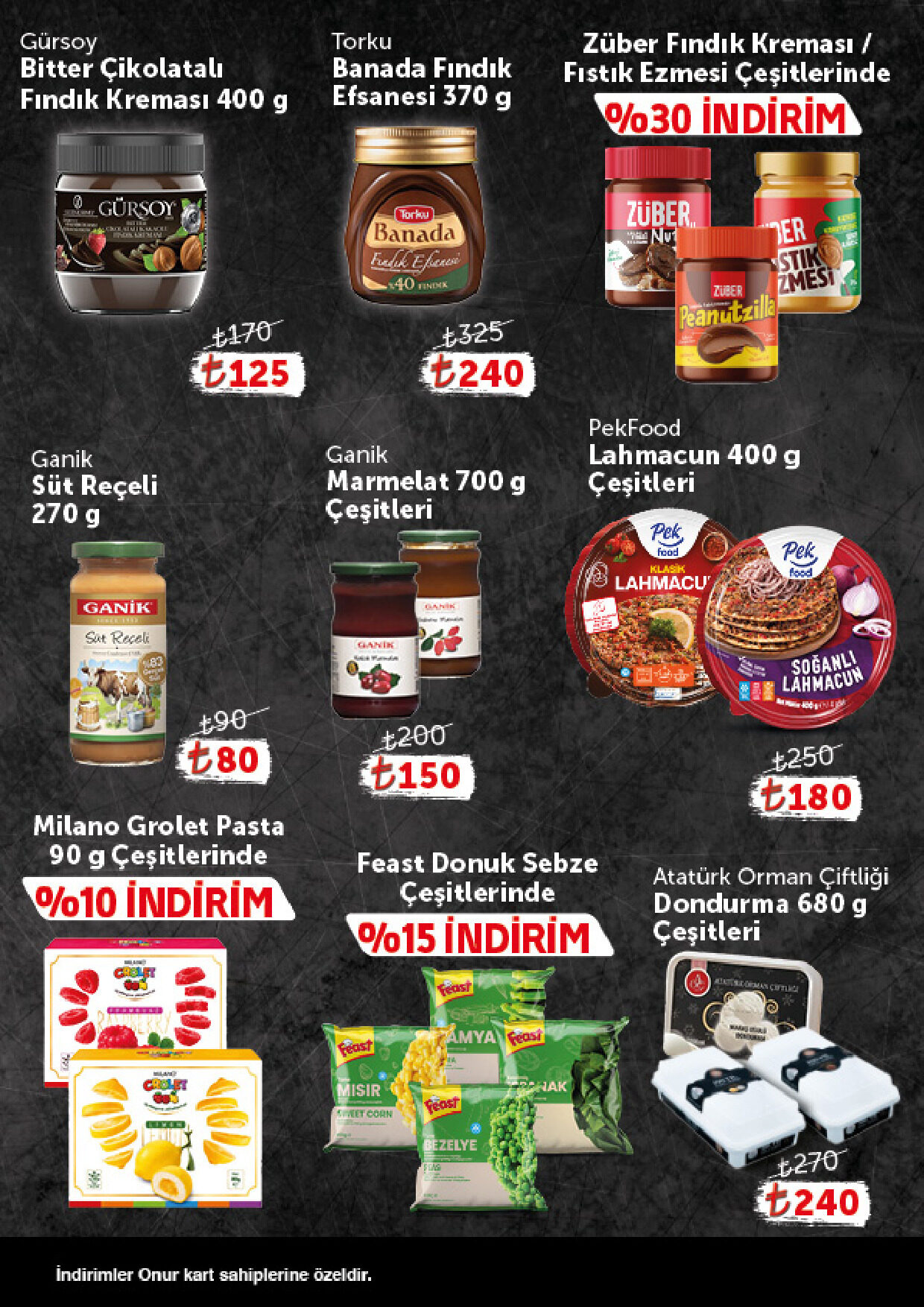 Onur Market 25 Ağustos - 07 Eylül Gurme Genel İnsert - Sayfa 7