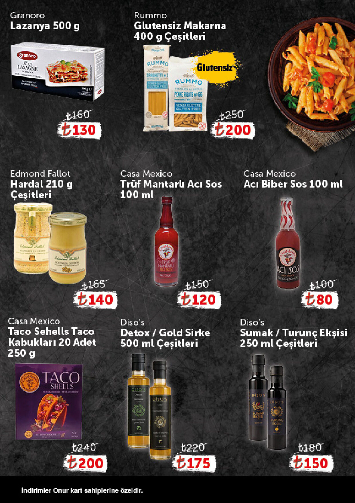 Onur Market 25 Ağustos - 07 Eylül Gurme Genel İnsert - Sayfa 11