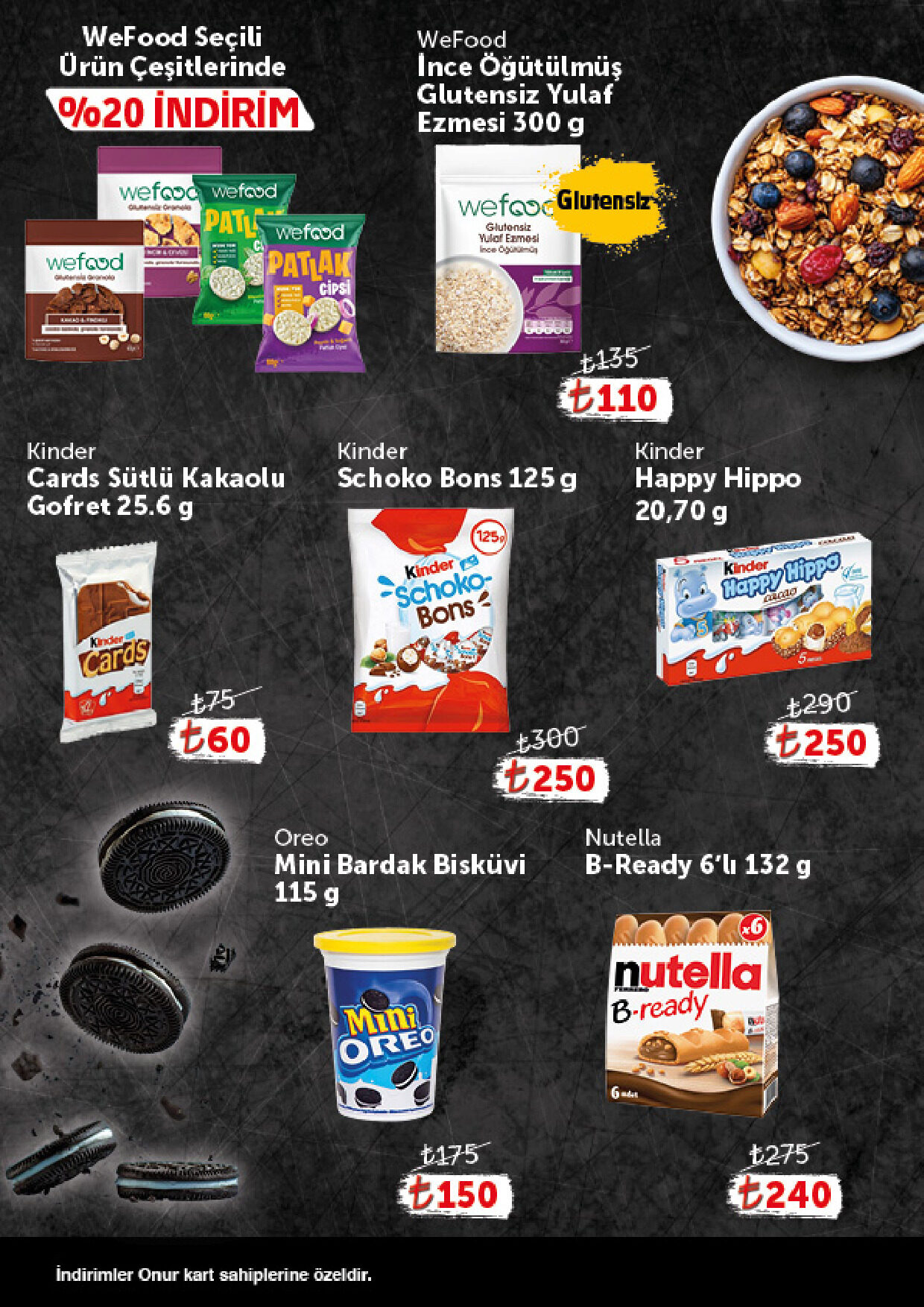 Onur Market 25 Ağustos - 07 Eylül Gurme Genel İnsert - Sayfa 13