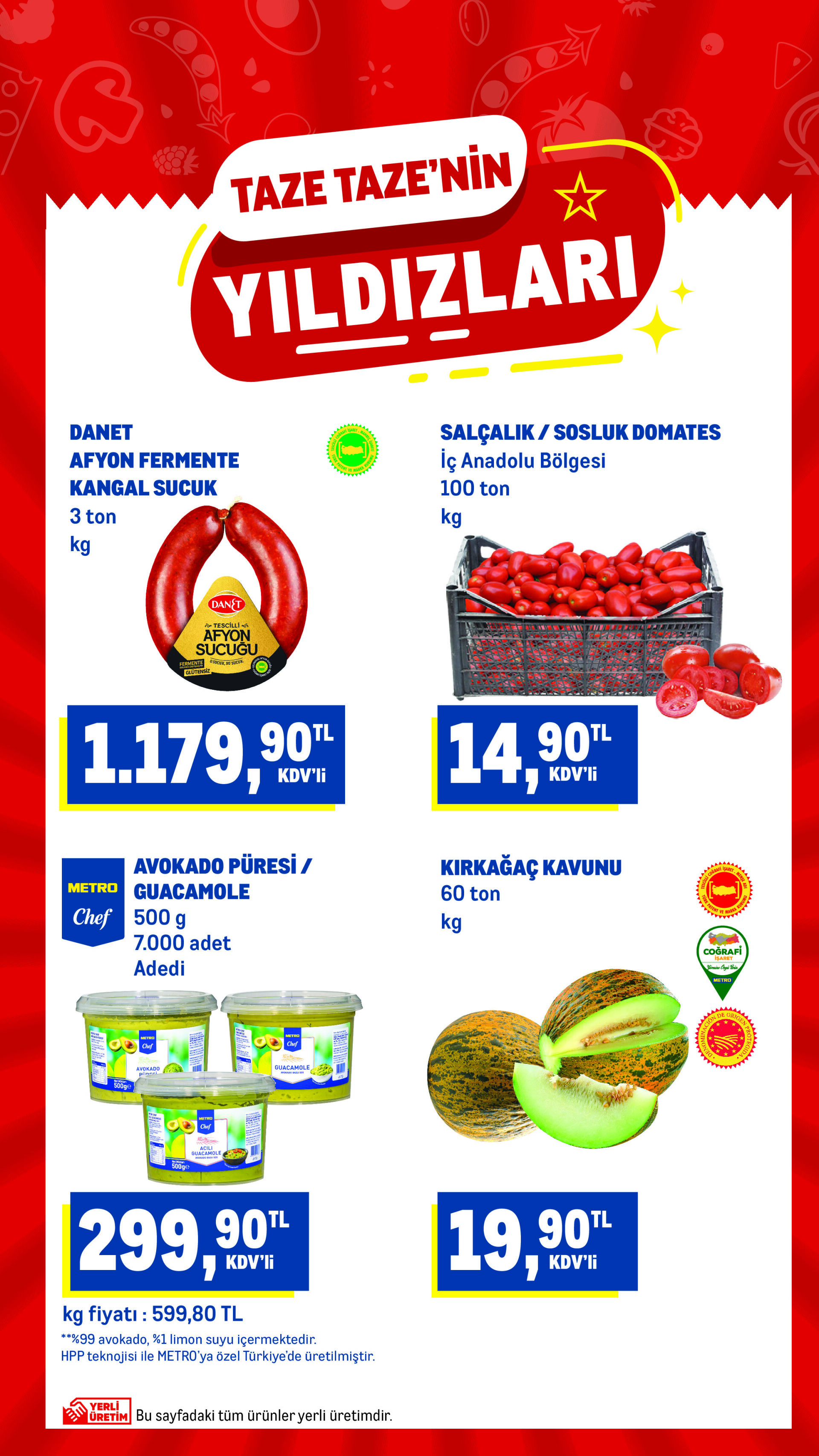 Metro 26 Ağustos - 01 Eylül Taze Ürünler Kataloğu - Sayfa 2