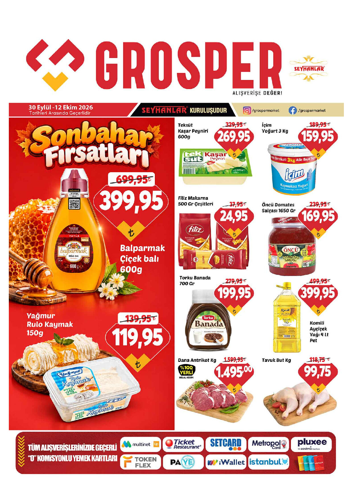 Grosper 30 Eylül - 12 Ekim Aktüel Kataloğu - Sayfa 1
