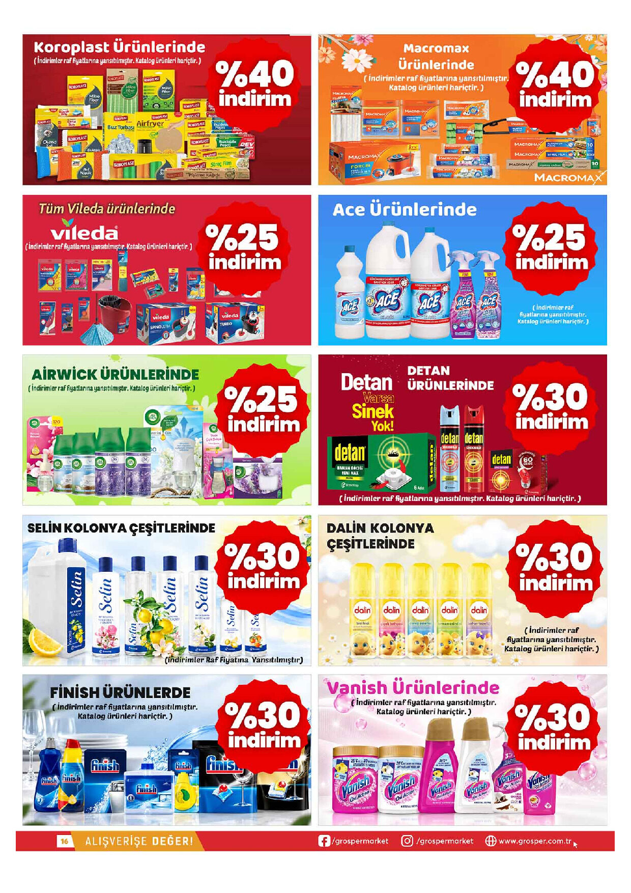 Grosper 30 Eylül - 12 Ekim Aktüel Kataloğu - Sayfa 16