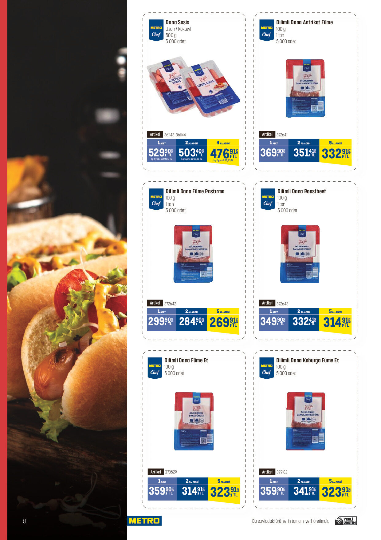 Metro 30 Eylül - 06 Ekim Fast Food Kataloğu - Sayfa 8