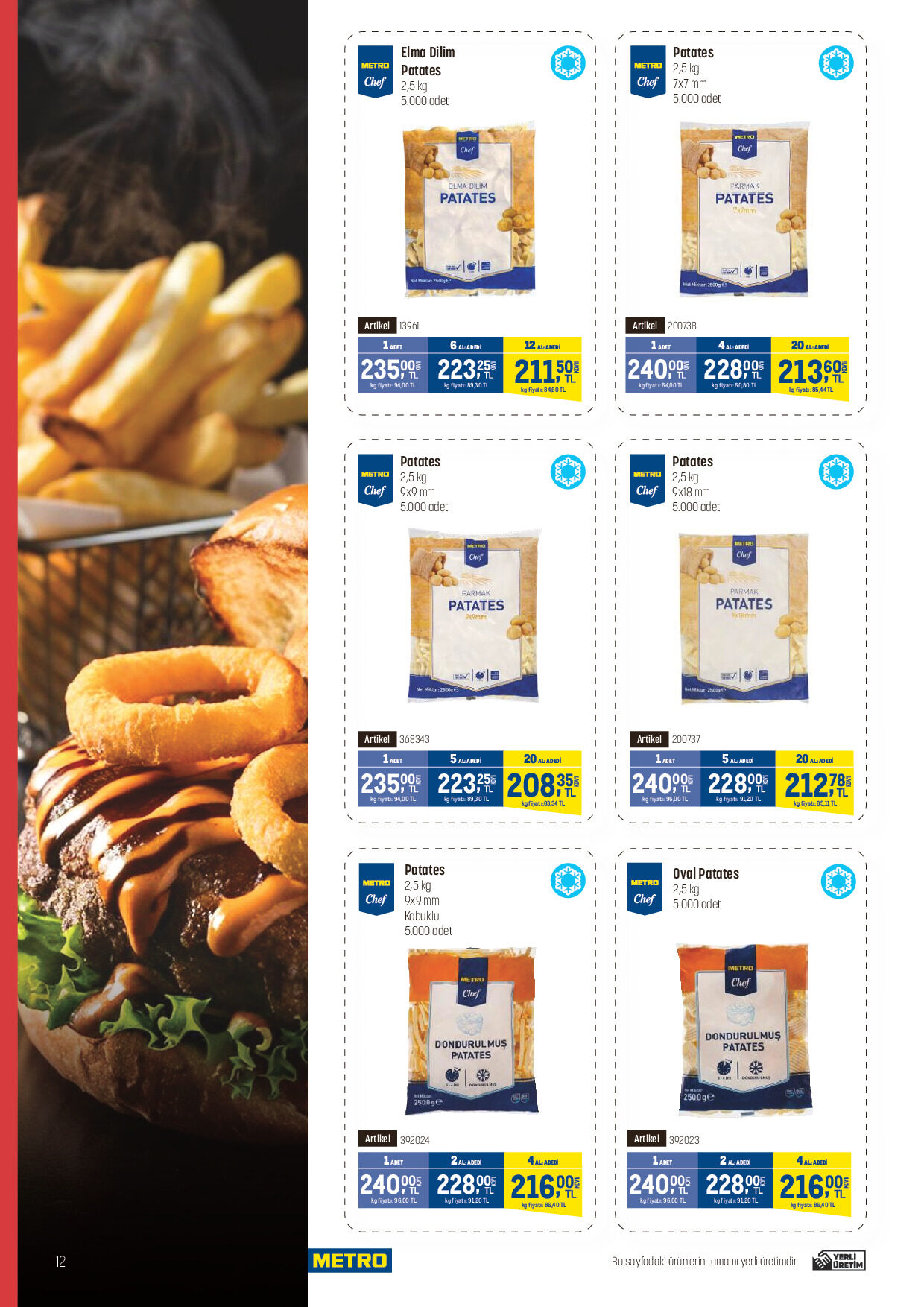 Metro 30 Eylül - 06 Ekim Fast Food Kataloğu - Sayfa 12