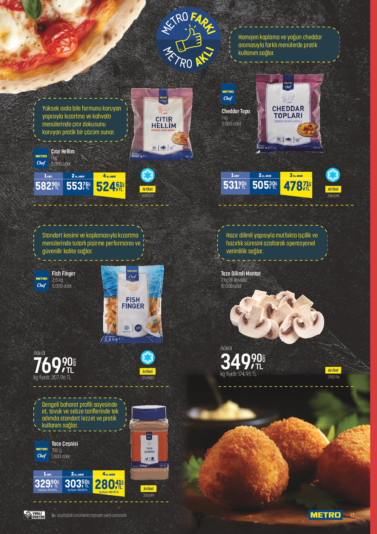 Metro 30 Eylül - 06 Ekim Fast Food Kataloğu - Sayfa 17