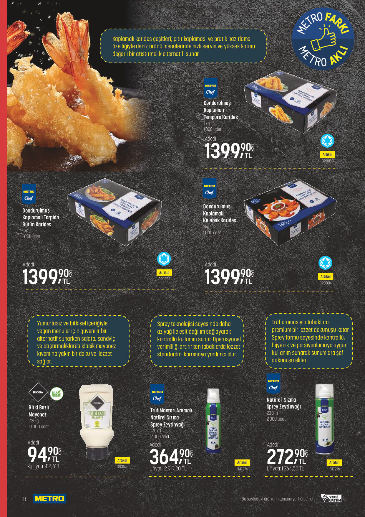 Metro 30 Eylül - 06 Ekim Fast Food Kataloğu - Sayfa 18