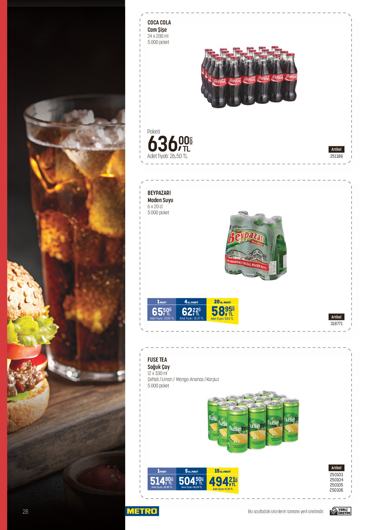 Metro 30 Eylül - 06 Ekim Fast Food Kataloğu - Sayfa 28