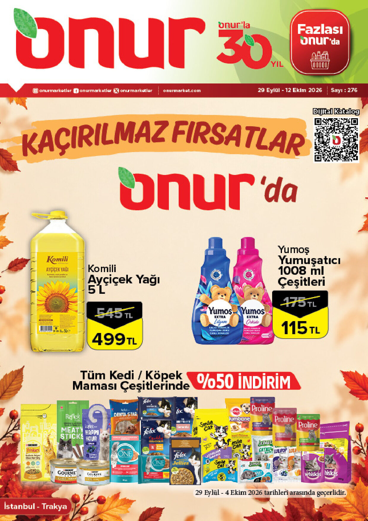 Onur Market 29 Eylül - 12 Ekim İstanbul Genel İnsert - Sayfa 1