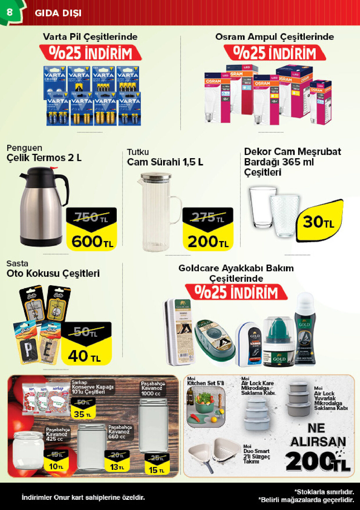Onur Market 29 Eylül - 12 Ekim İstanbul Genel İnsert - Sayfa 8
