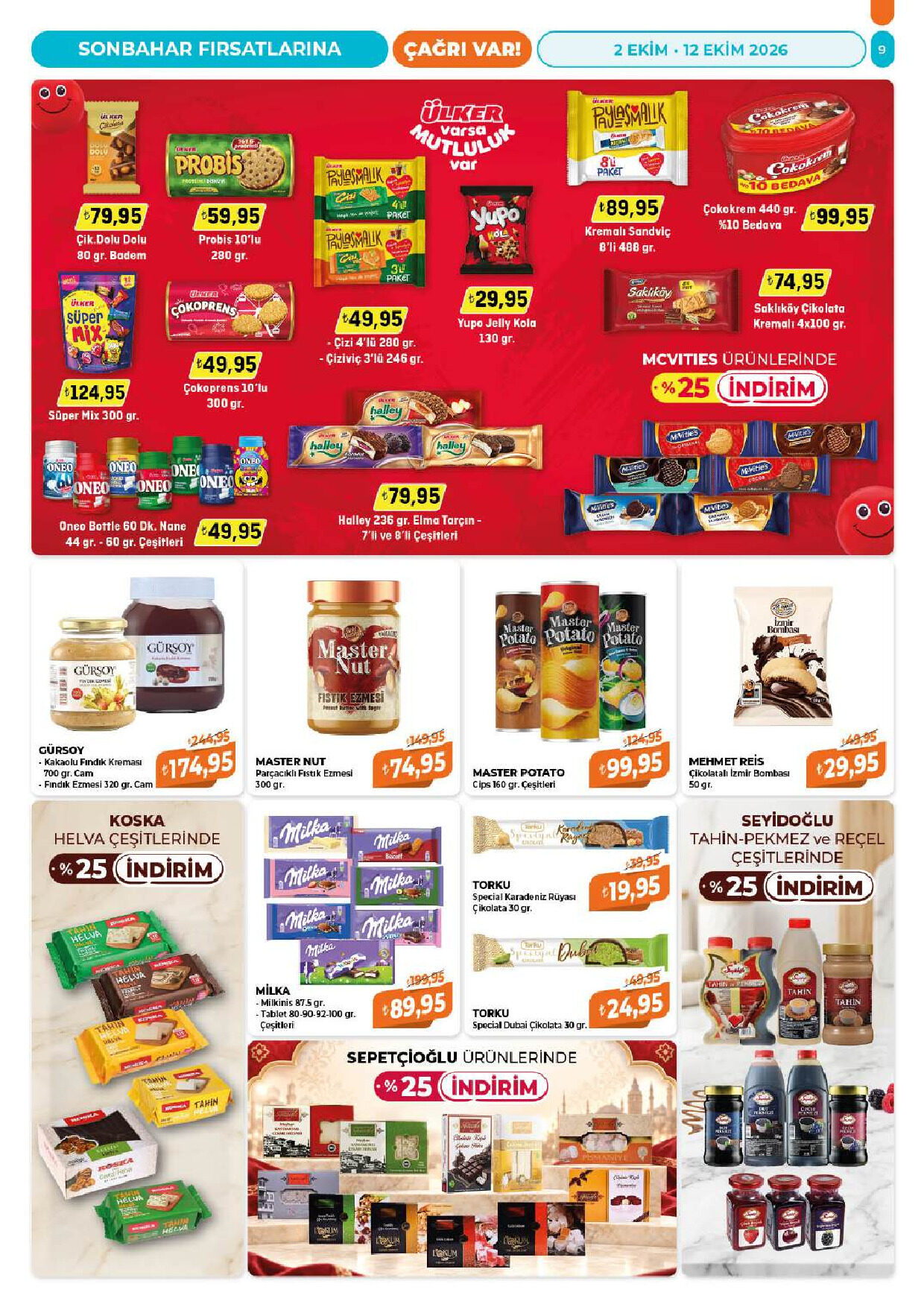 Çağrı Market 02 Ekim - 12 Ekim Aktüel Katalog - Sayfa 9