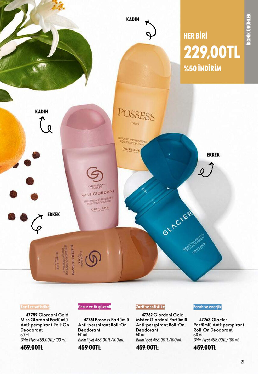 Oriflame 01 Ekim - 31 Ekim Online Katalog - Sayfa 21