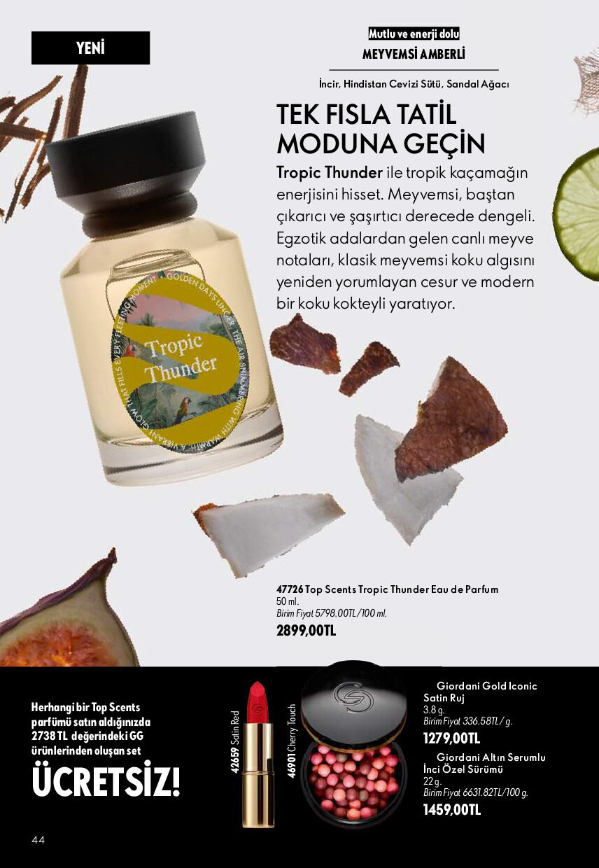 Oriflame 01 Ekim - 31 Ekim Online Katalog - Sayfa 44