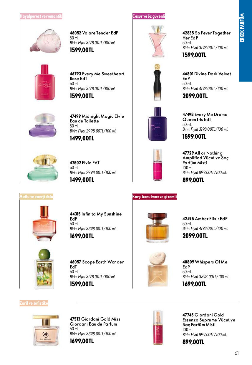 Oriflame 01 Ekim - 31 Ekim Online Katalog - Sayfa 61