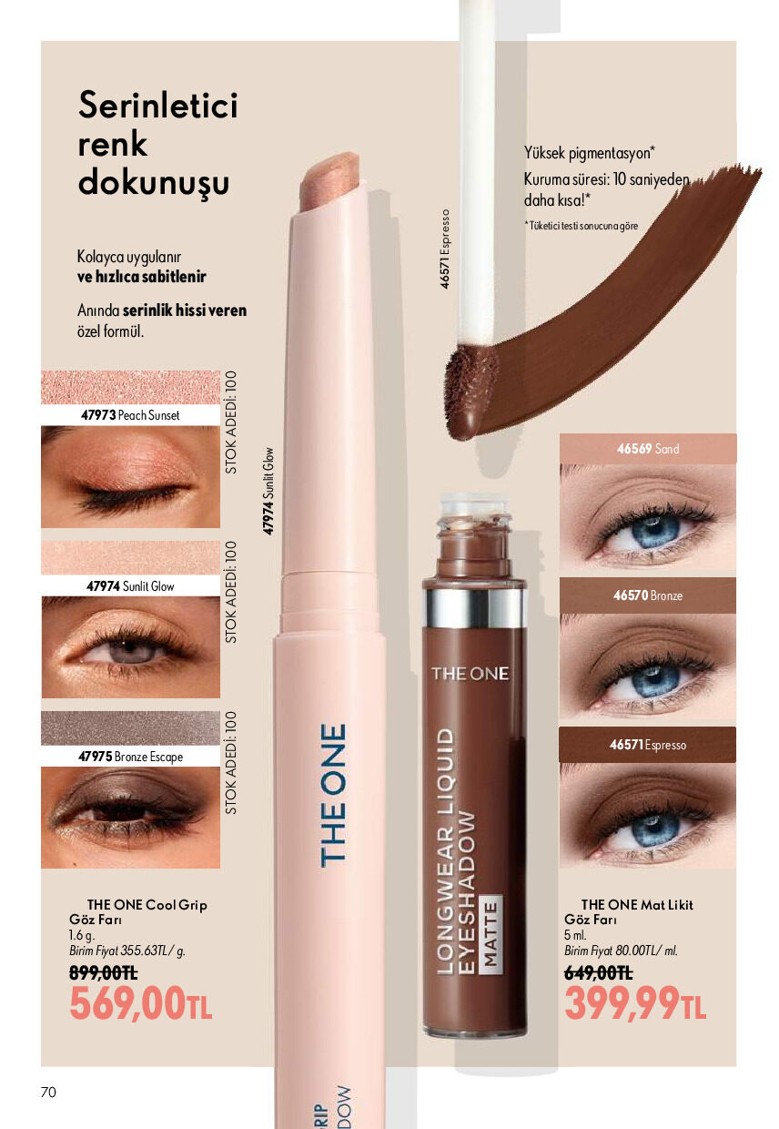 Oriflame 01 Ekim - 31 Ekim Online Katalog - Sayfa 70