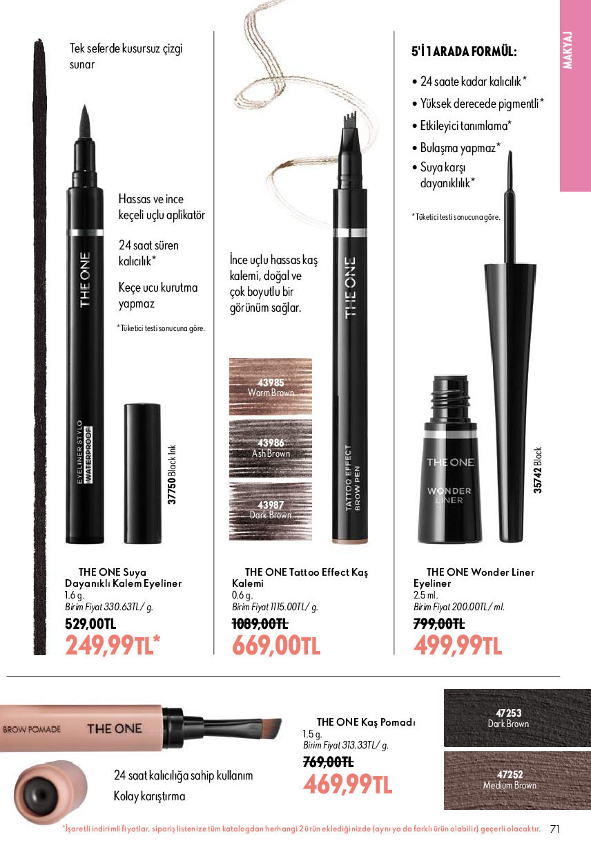Oriflame 01 Ekim - 31 Ekim Online Katalog - Sayfa 71