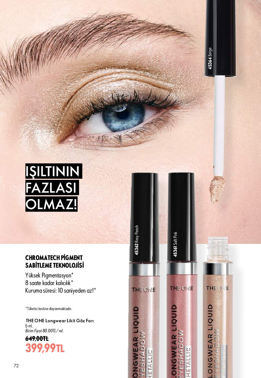 Oriflame 01 Ekim - 31 Ekim Online Katalog - Sayfa 72