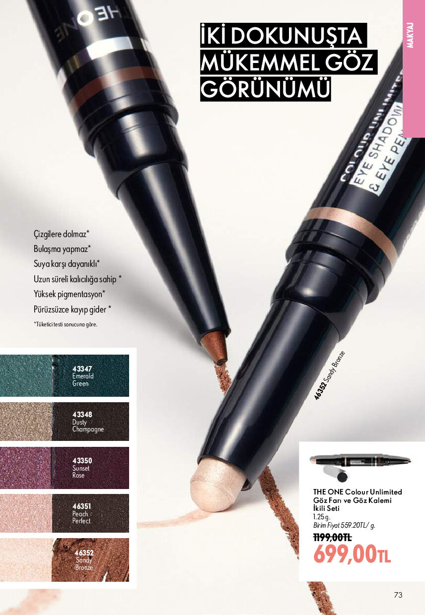 Oriflame 01 Ekim - 31 Ekim Online Katalog - Sayfa 73