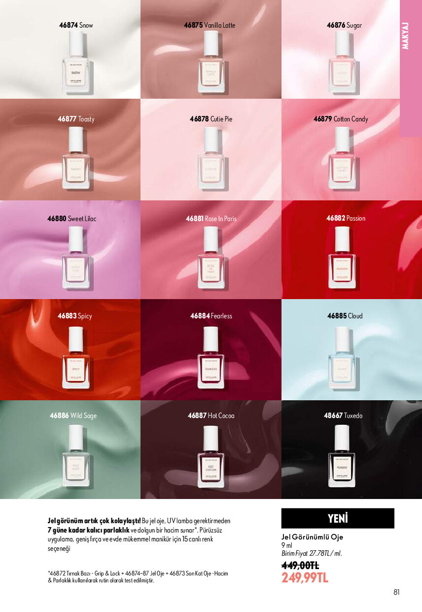Oriflame 01 Ekim - 31 Ekim Online Katalog - Sayfa 81