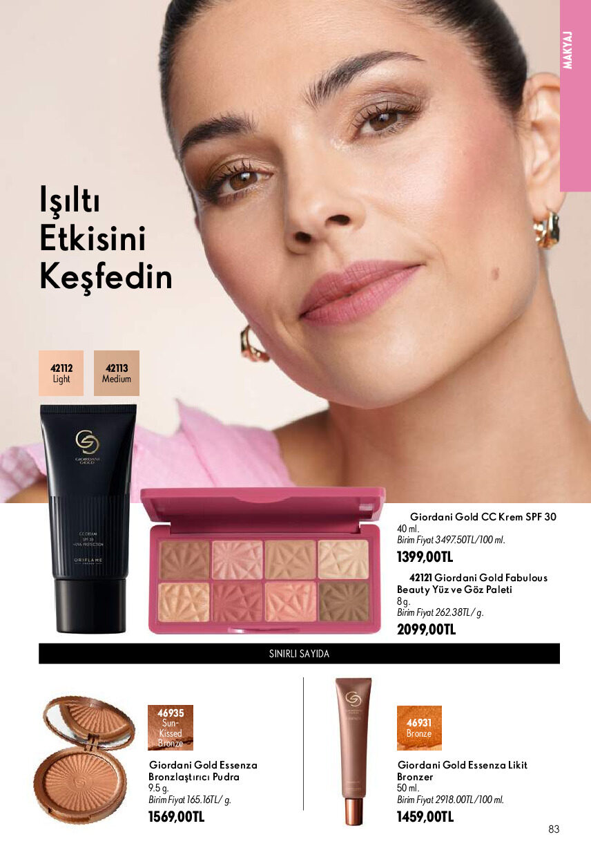 Oriflame 01 Ekim - 31 Ekim Online Katalog - Sayfa 83