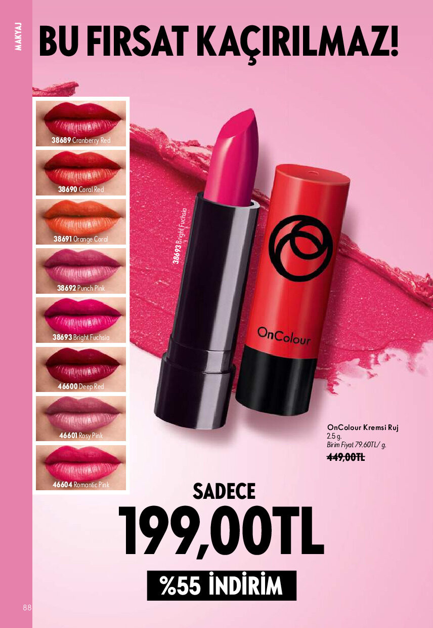 Oriflame 01 Ekim - 31 Ekim Online Katalog - Sayfa 88