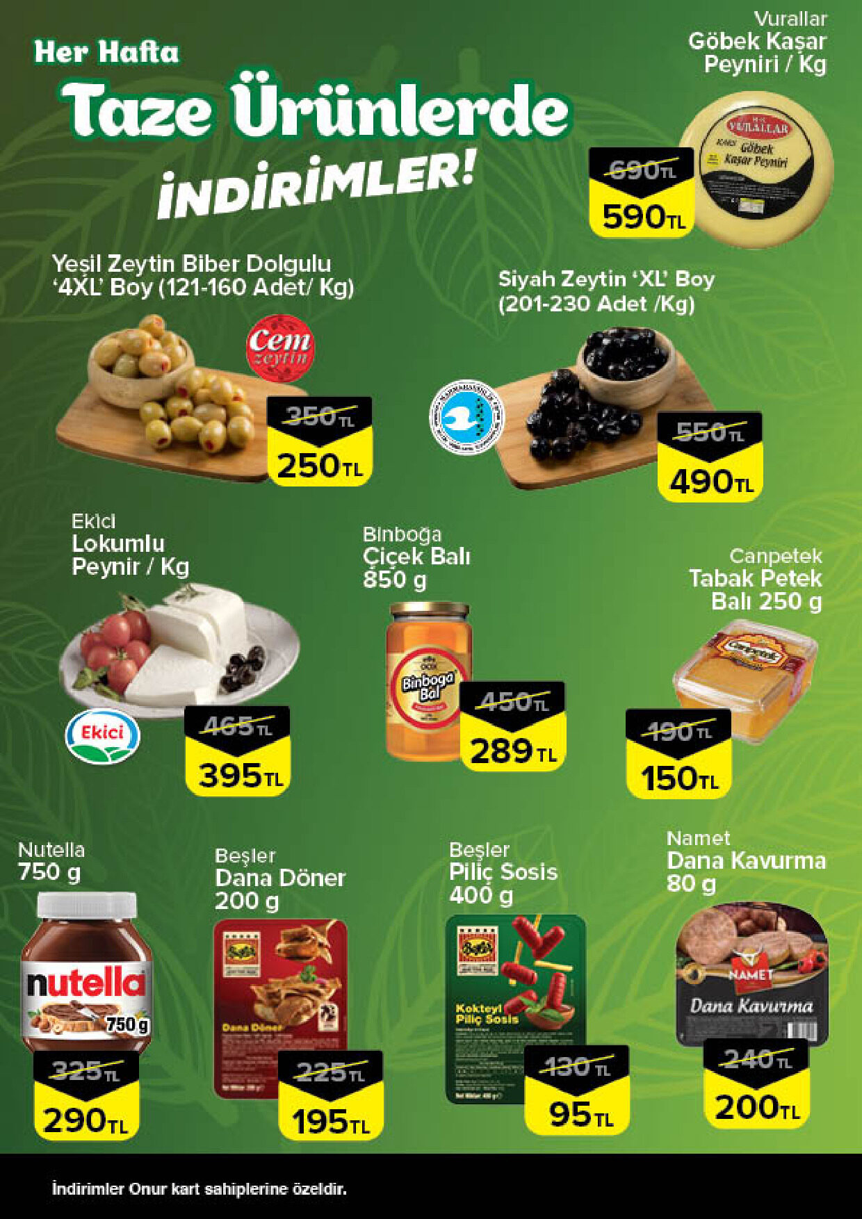 Onur Market 01 Ekim - 07 Ekim Bursa Taze Ürünlerde İndirimler - Sayfa 2