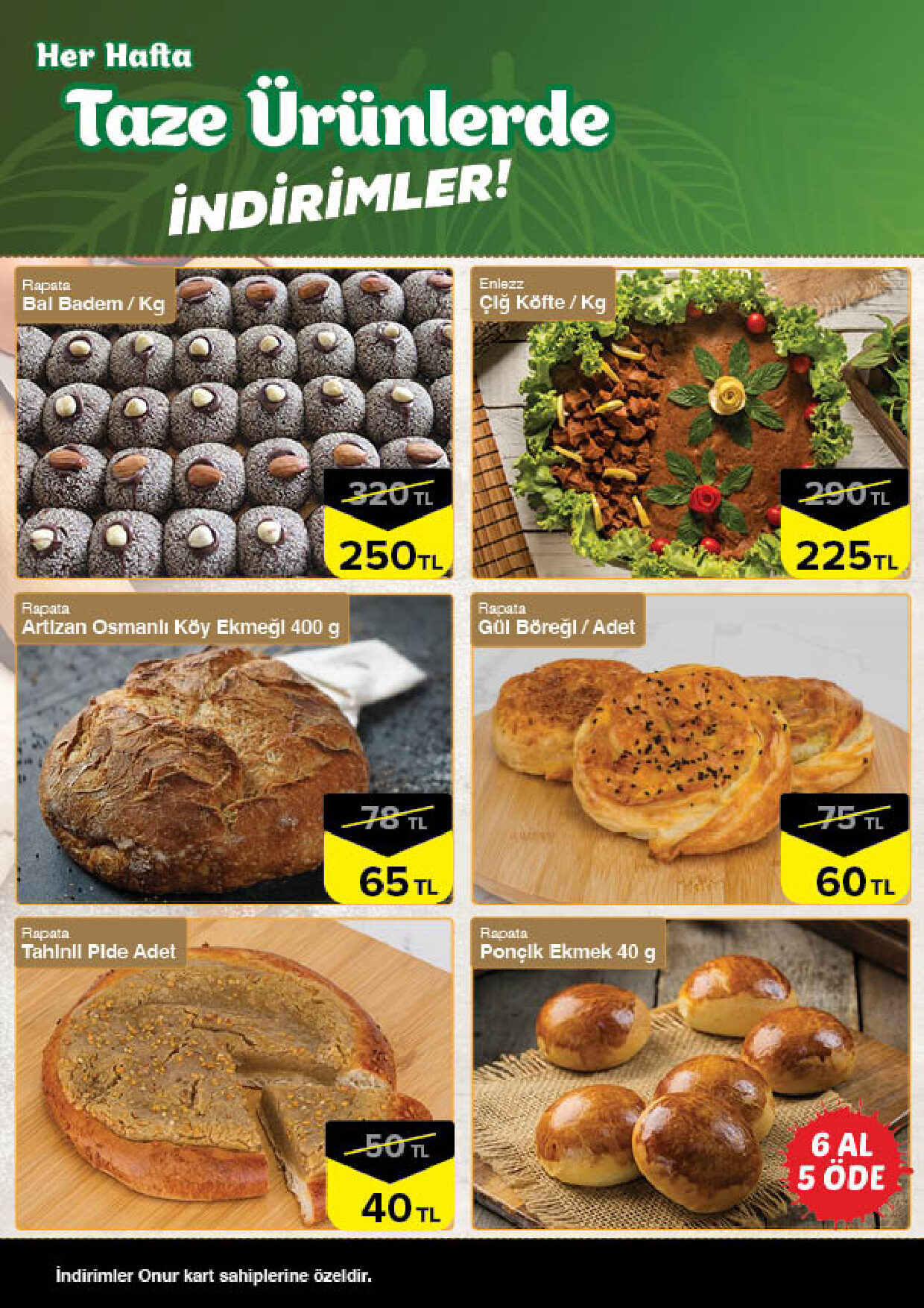 Onur Market 01 Ekim - 07 Ekim Bursa Taze Ürünlerde İndirimler - Sayfa 4