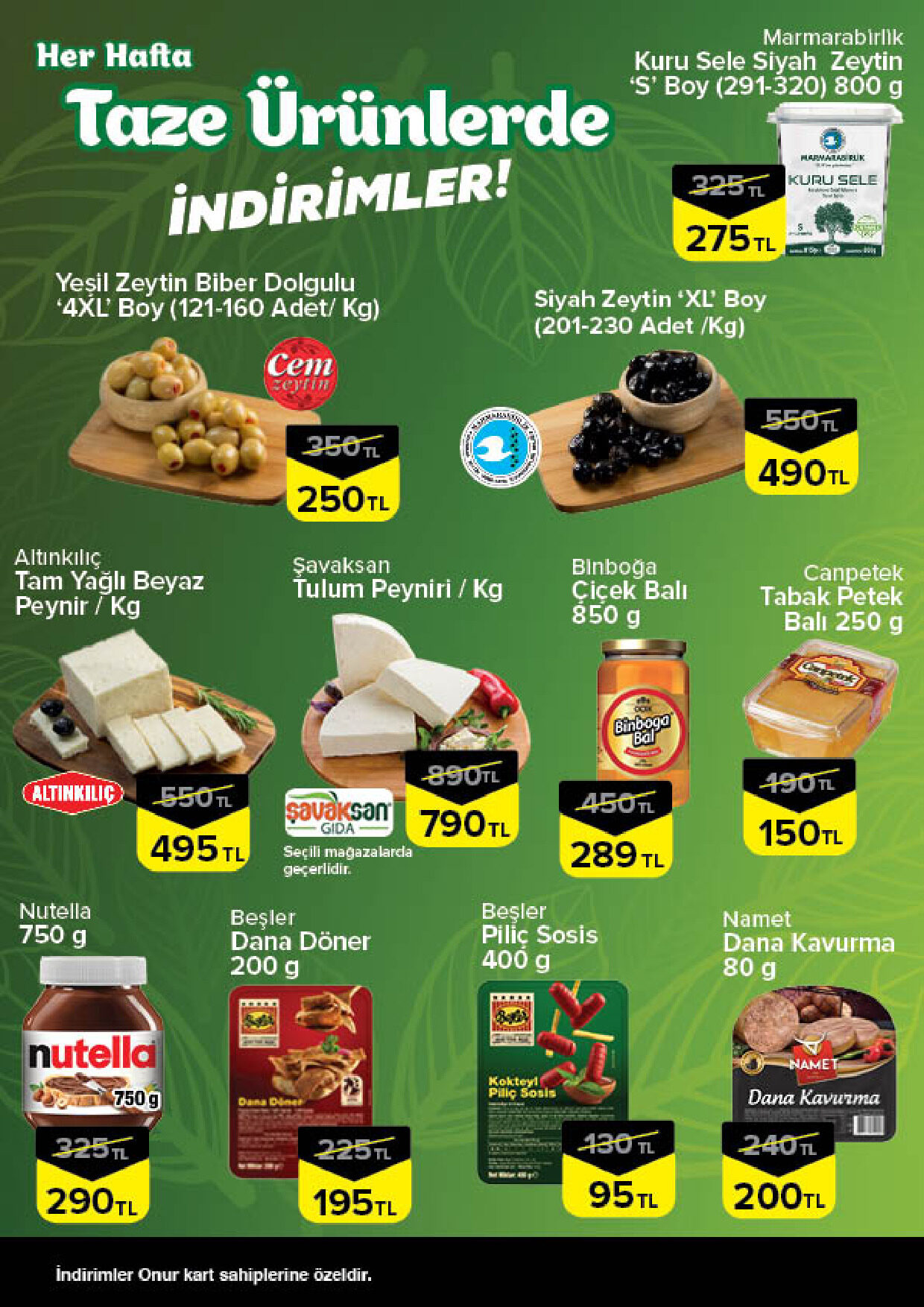 Onur Market 01 Ekim - 07 Ekim Trakya Taze Ürünlerde İndirimler - Sayfa 2