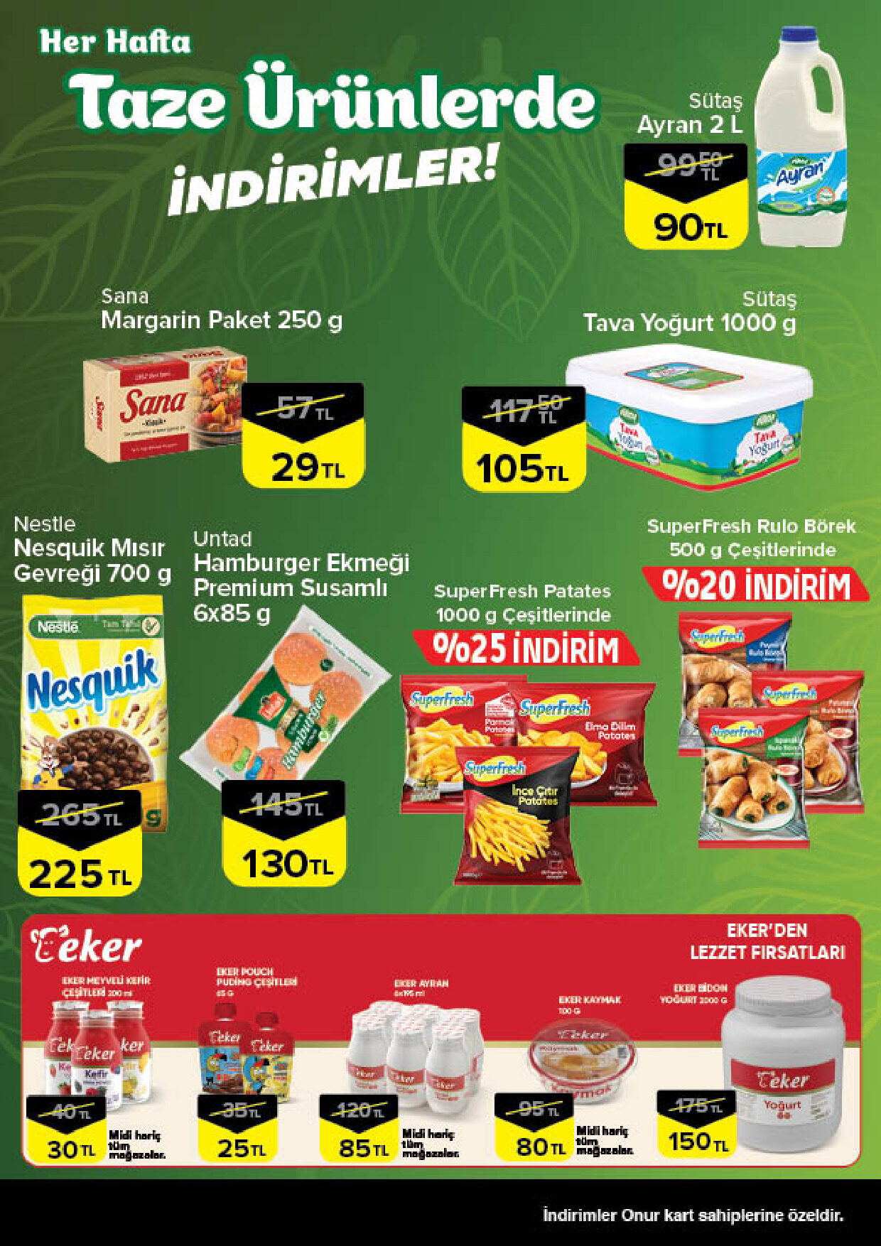 Onur Market 01 Ekim - 07 Ekim Trakya Taze Ürünlerde İndirimler - Sayfa 3